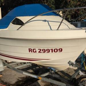 Quicksilver 420 flamingo sa trailerom