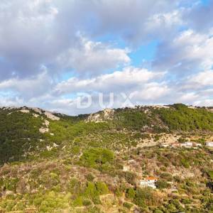 Rab, Mundanije, građevinska parcela, 522 m2, idejno rješenje
