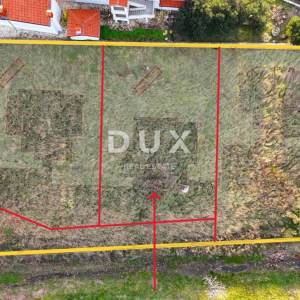 Rab, Mundanije, građevinski teren, 502 m2, pravilni oblik