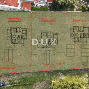 Rab, Mundanije, građevinsko zemljište, 1784 m2, projekt