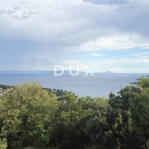 Rabac, 2609 m², poljoprivredno zemljište s pogledom na more