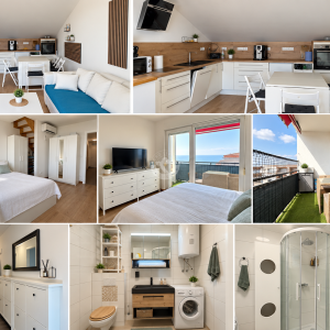 SNIŽENA CIJENA 249 000 €, Crikvenica, renoviran  dvoetažni stan  78 m2, pogled na More, Parking i Podrum