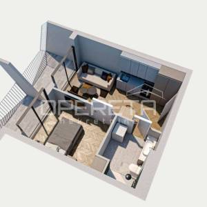 SPLIT – NOVOGRADNJA | 45,35 m² | 1 SPAVAĆA SOBA | VELIKA LOĐA | PARKING