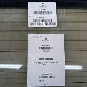 Stražnje staklo za CITROEN BERLINGO 1996-