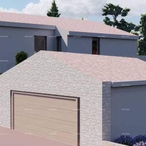 Tinjan – Građevinsko zemljište 1.152 m² s  dozvolom i  projektom za kuću s bazenom