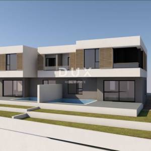 Vodice, dvojna kuća s bazenom i pogledom, 137,38 m²