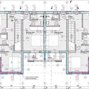 Vodice, dvojna kuća s bazenom i pogledom, 137,38 m²