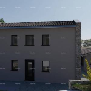 Vodnjan, okolica – moderna vila s bazenom u izgradnji