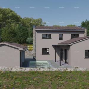 Vodnjan, okolica – moderna vila s bazenom u izgradnji