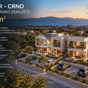 ZADAR – CRNO | Građevinsko zemljište 700 m² – prilika za investiciju