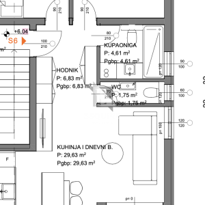 ZADAR - SKROČINI - Dvosoban stan S6 moguća kupnja putem kredita - 73m2