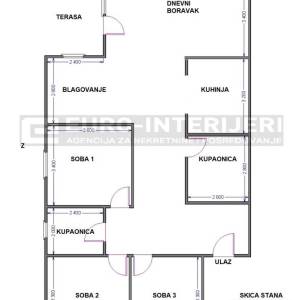 Zagreb, Stenjevec, Gospodska ul., četverosoban stan 113 m² + PM