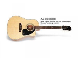 EPIPHONE AJ220SCE elektro-akustična gitara sa 6-žica.