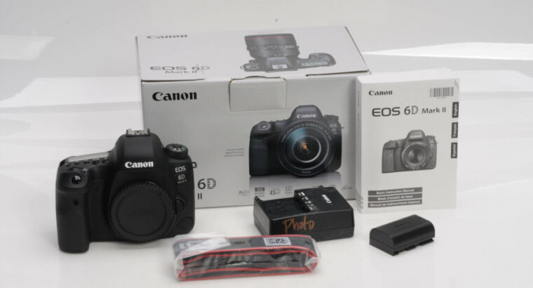 Digitalni SLR fotoaparat fotoaparata Canon EOS 6D Mark II, 26,2 MP, fu
