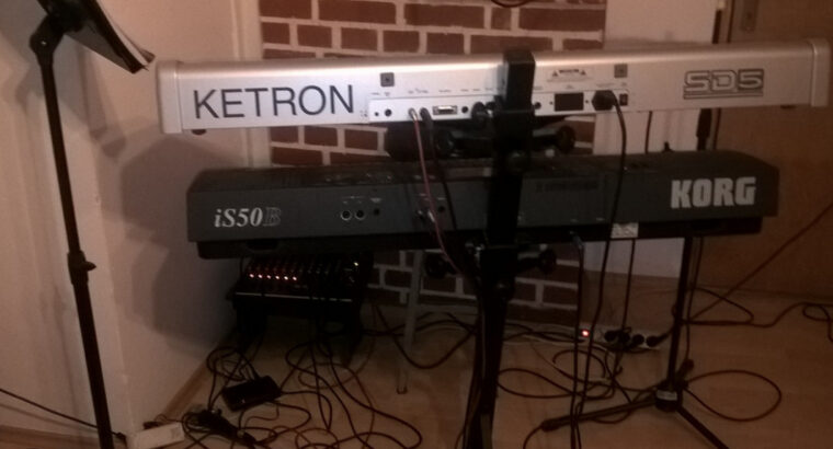 Ketron SD5, Korg IS 50 i mini ozvučenje Montarbo 2x