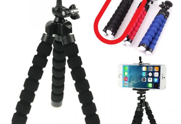 Mini tripod – stalak za mobitele i kamere – crni