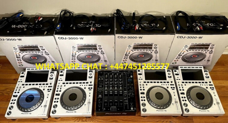 Pioneer CDJ-3000, Pioneer CDJ-2000NXS2, Pioneer DJM-900NXS2
