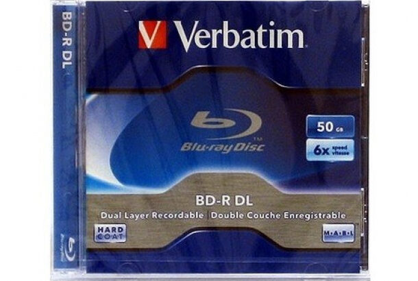 Verbatim BD-R Blu-Ray dvoslojni disk 50GB
