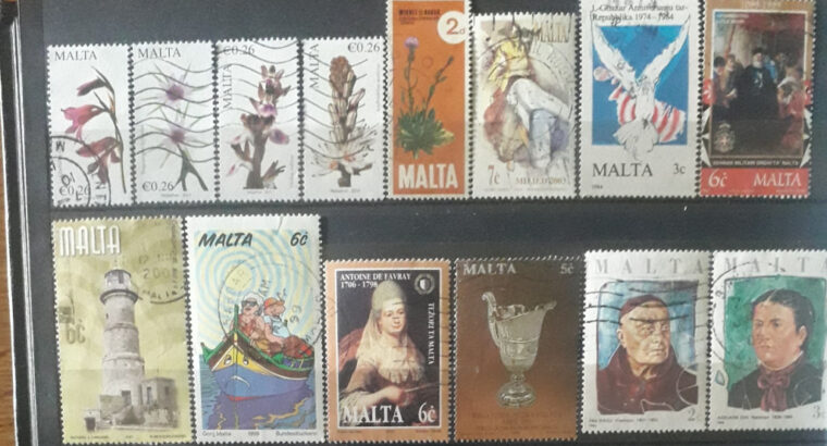 Mark LOT br. 12 – MALTA – svih 78 različitih maraka za 156 kn