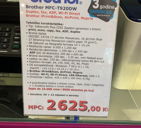 Shop prodaja jeftini printeri Epson Brother Hp Lexmark