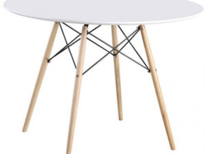 Blagovaonski stol Ø90 cm, MDF – NOVO