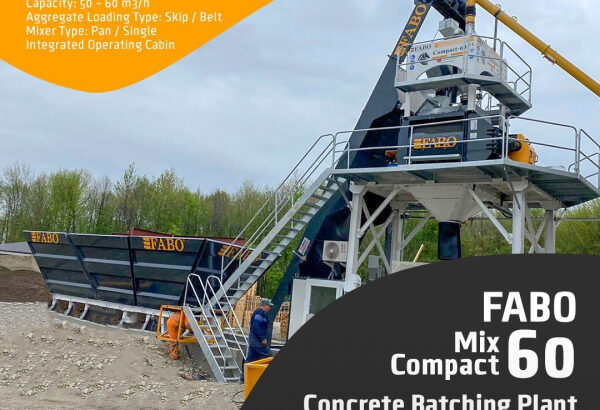 FABO KOMPAKT Serije Stacionarne betonare od 30 do 200 m3 T/S