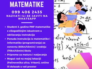 Matematika, Programiranje instrukcije za srednje i osnovne škole