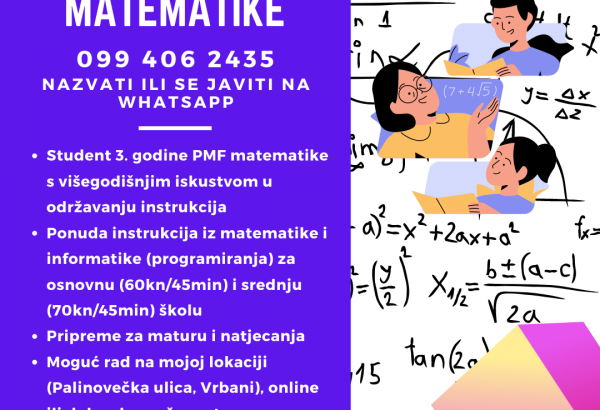 Matematika, Programiranje instrukcije za srednje i osnovne škole