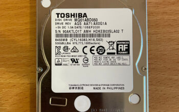 TOSHIBA 500 GB HDD