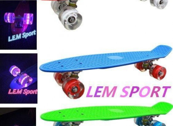 PENNYBOARD /skateboard sa svjetlećim kotačima 4 BOJE! NOVO! ZAGREB