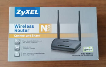 ZyXEL Wireless Router N300, NBG-418N v2 (122)