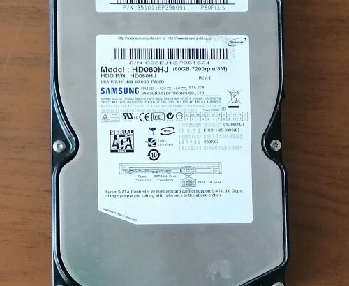 SAMSUNG 3,5 HD080HJ, 80GB (150)