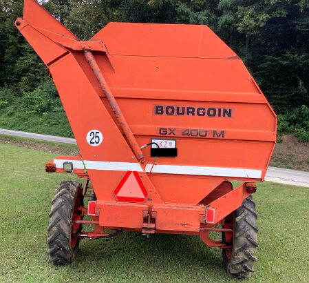 Bourgoin GX 400M sa original malčerom  samohodni berač kukuruza