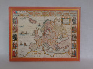 MB Puzzle 1500 mapa Europe 17. stoljece