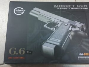 Airsoft gun G 6 AIR soft Pištolj Airsoft Srebrni