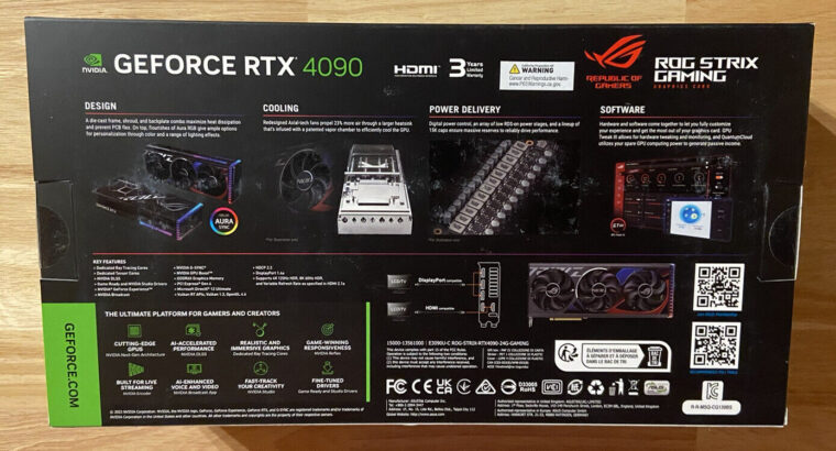 GeForce RTX 4090, RTX 4080, RTX 4070 Ti