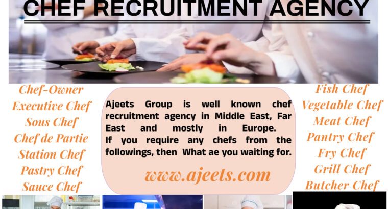 Which is the best International chef recruitment agency?
