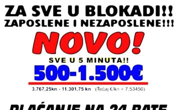 POZAJMNICE ZAGREB 099 820 3112 OD 500 DO 1500 €