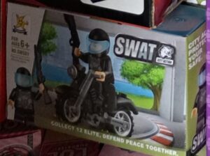 Igračka Swat figura + motor 1