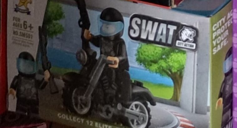 Igračka Swat figura + motor 1