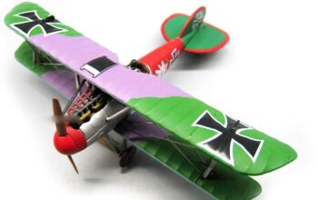 Metalni gotovi model maketa avion Albatros D.V Diecast 1/72 1:72