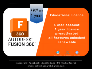 Autodesk Fusion 360 licenca | Autodesk Fusion 360 puna verzija