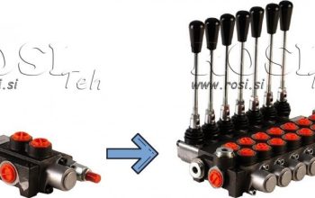 Ventil – razvodnik hidraulični komanda od 1 do 7 ručic – 40 lit