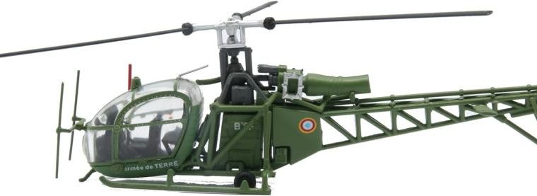 Metalna gotova maketa model helikopter Alouette 2 diecast 1/72 1:72