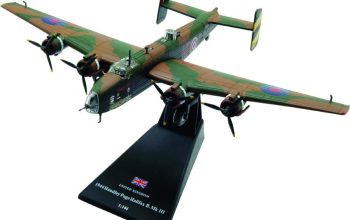 Metalni gotovi model maketa avion Halifax Diecast 1/144