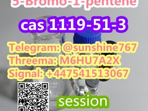 Telegram: @sunshine767 5-Bromo-1-pentene CAS 1119-51-3