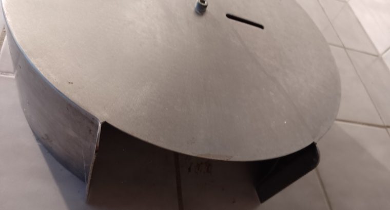 Industrijski inox metalni držač za wc papir promjera 37 cm