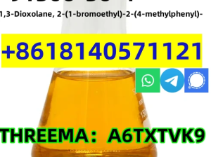 CAS 91306-36-4 Chemical Raw Material 2-(1-bromoethyl)-2-(p-tolyl)-1,3-dioxolane Yellow